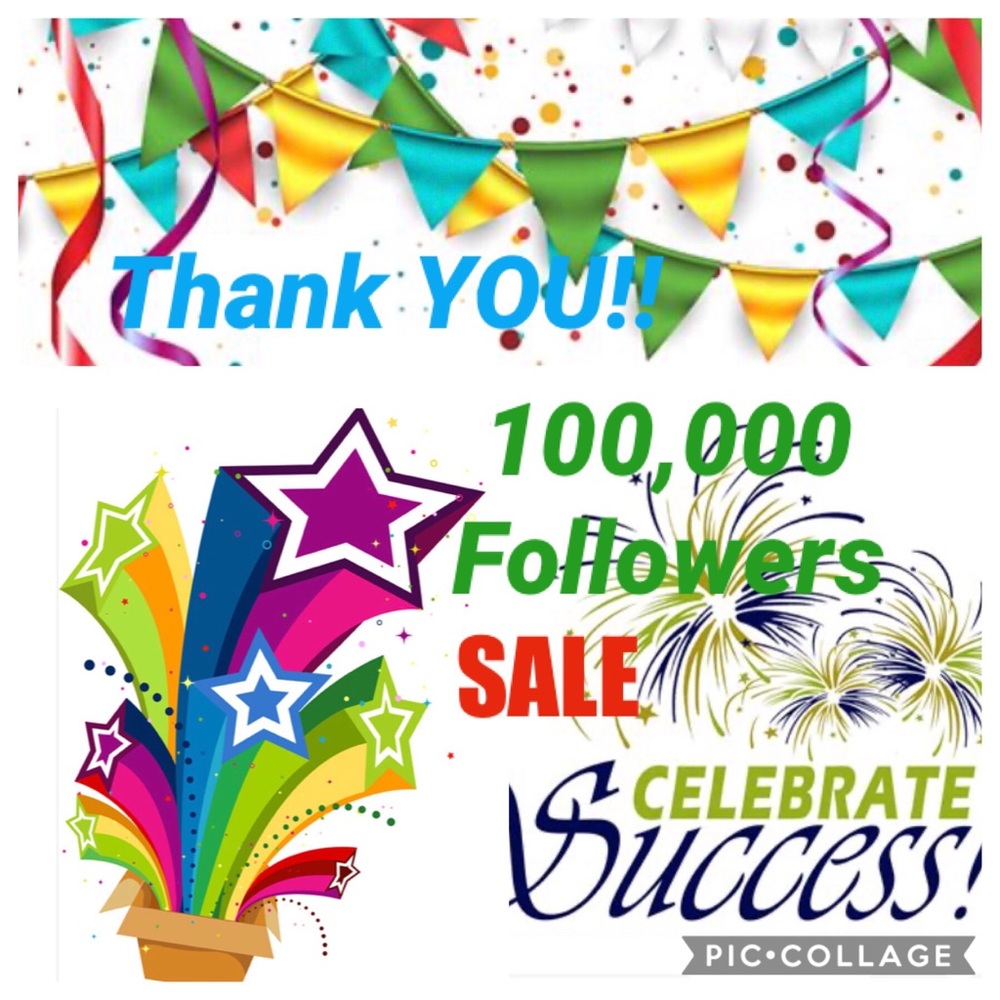 SALE  TO THANK YOU ALL FOR THE FOLLOWS IS OVER